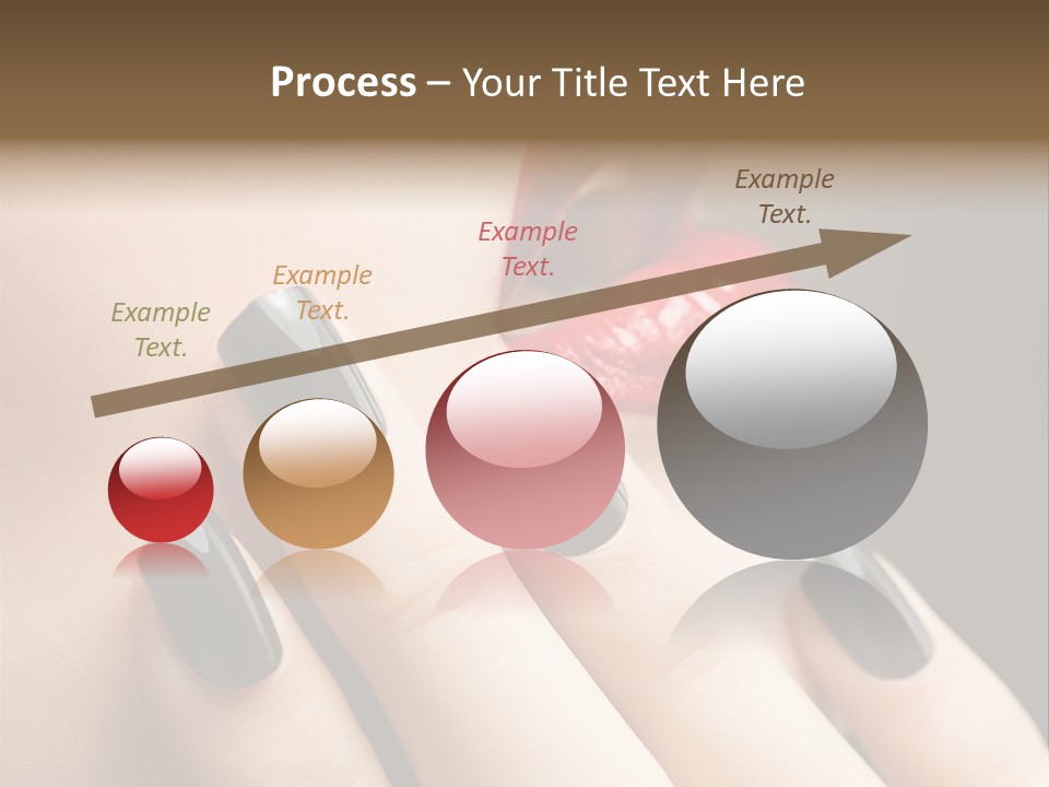 Glamour Bright Mouth PowerPoint Template