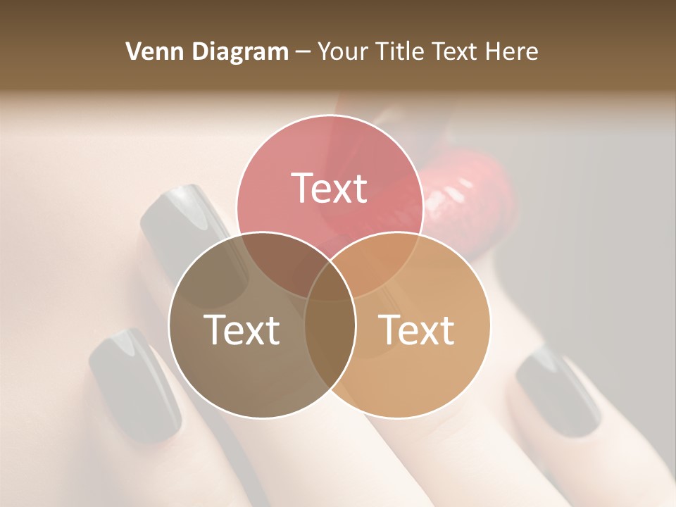 Glamour Bright Mouth PowerPoint Template