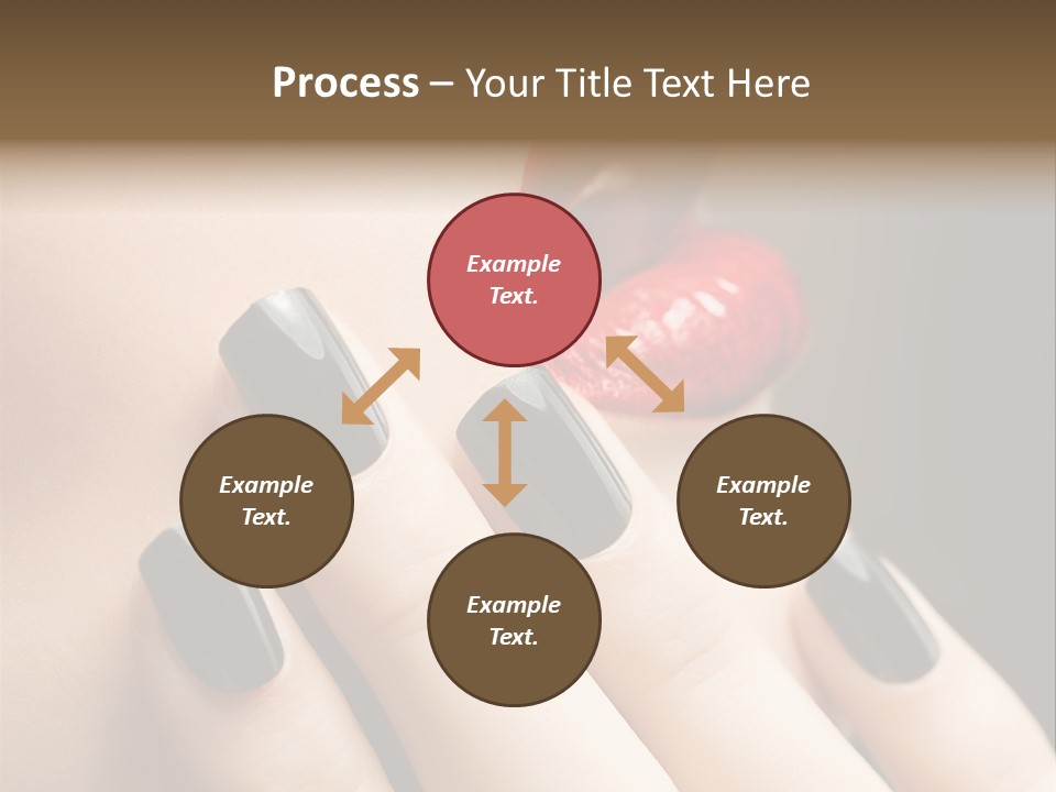 Glamour Bright Mouth PowerPoint Template