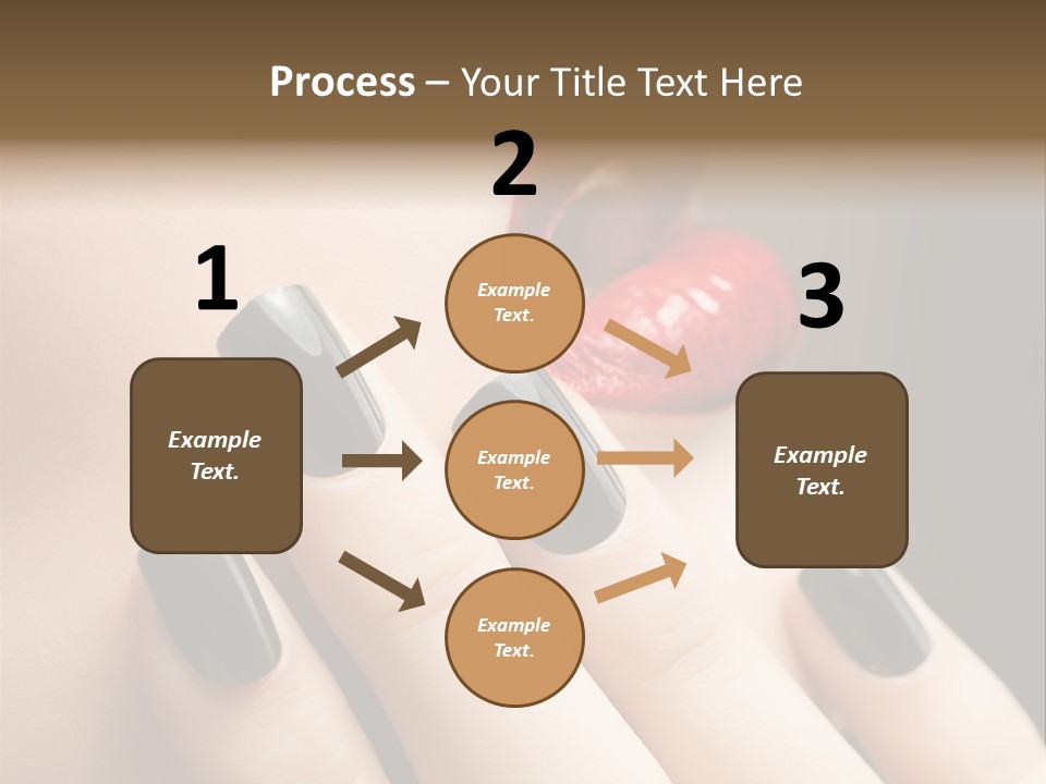 Glamour Bright Mouth PowerPoint Template