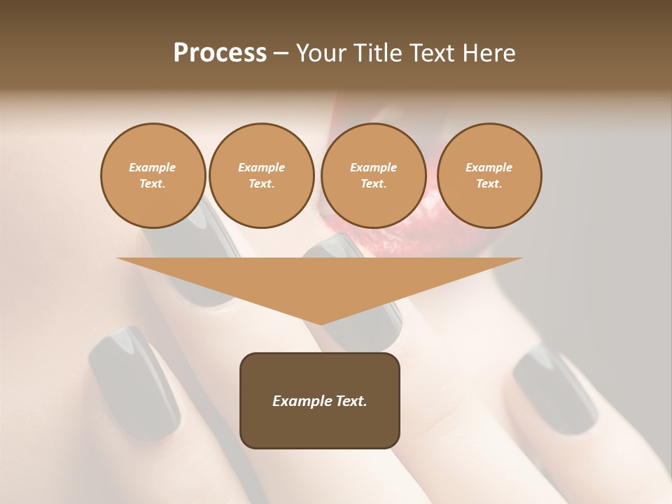 Glamour Bright Mouth PowerPoint Template