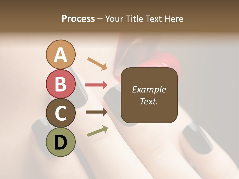 Glamour Bright Mouth PowerPoint Template