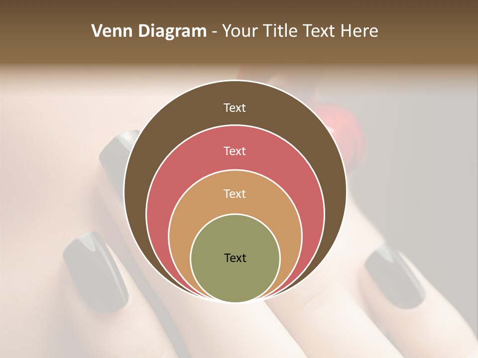 Glamour Bright Mouth PowerPoint Template