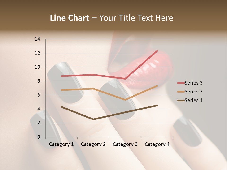 Glamour Bright Mouth PowerPoint Template