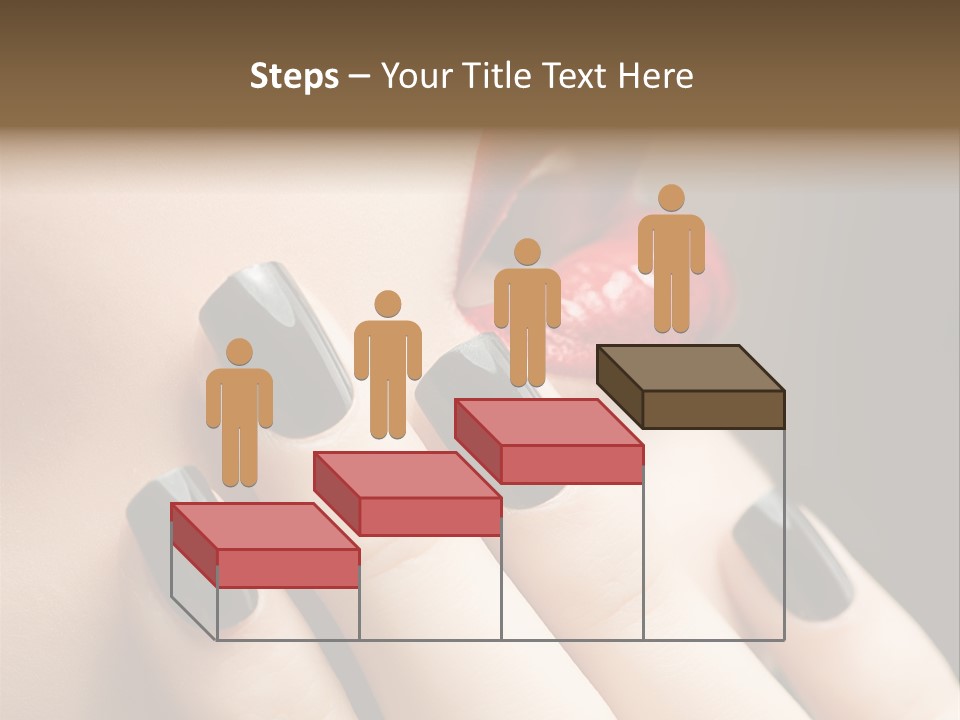 Glamour Bright Mouth PowerPoint Template