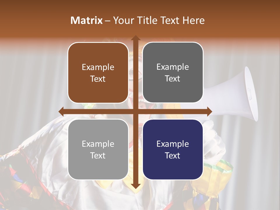 Occupation Expression Red PowerPoint Template