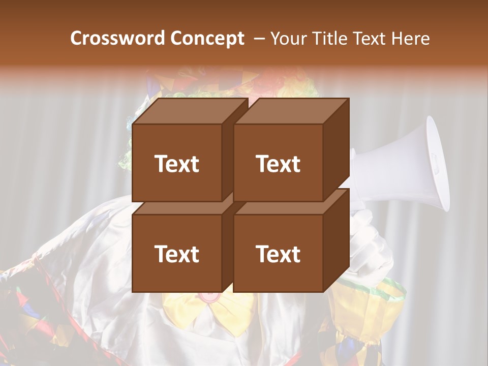 Occupation Expression Red PowerPoint Template
