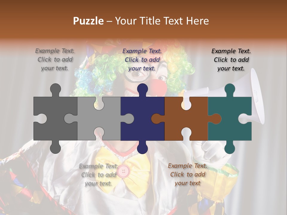 Occupation Expression Red PowerPoint Template