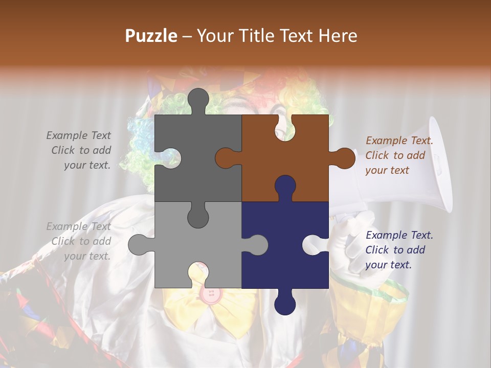 Occupation Expression Red PowerPoint Template