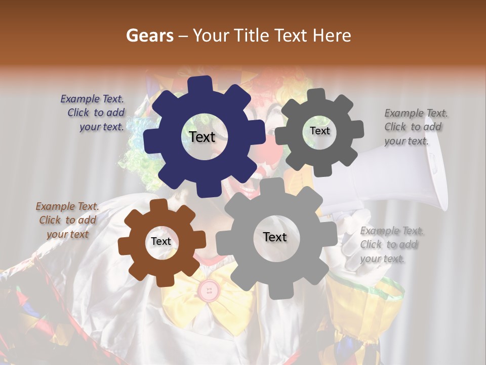 Occupation Expression Red PowerPoint Template