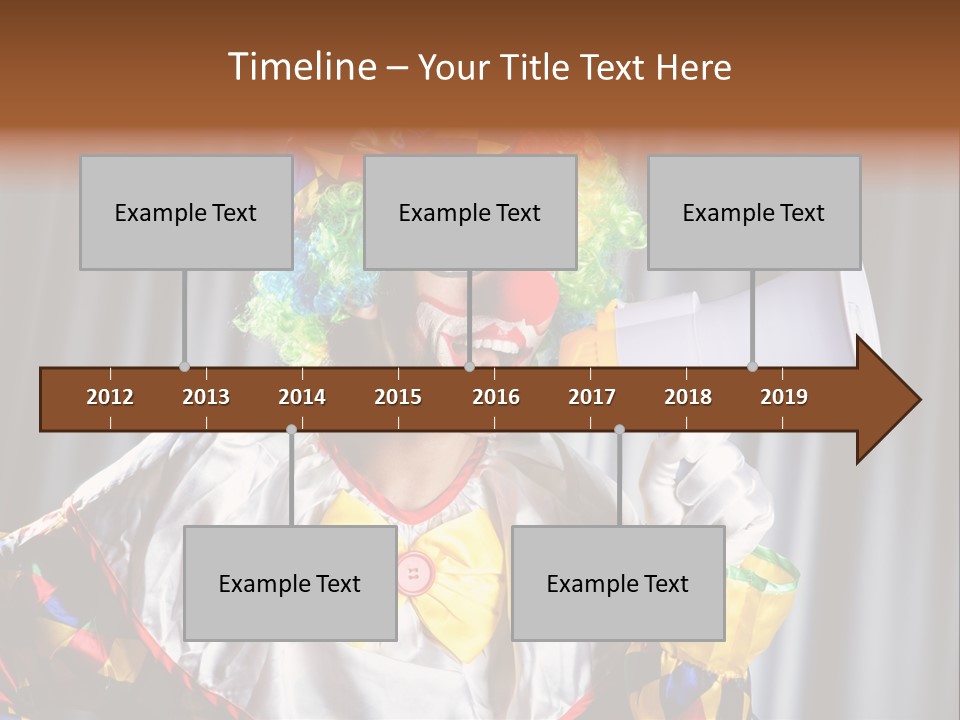 Occupation Expression Red PowerPoint Template