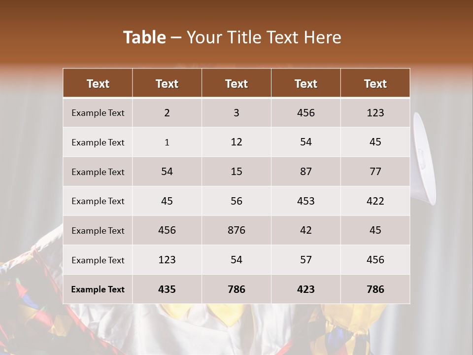Occupation Expression Red PowerPoint Template