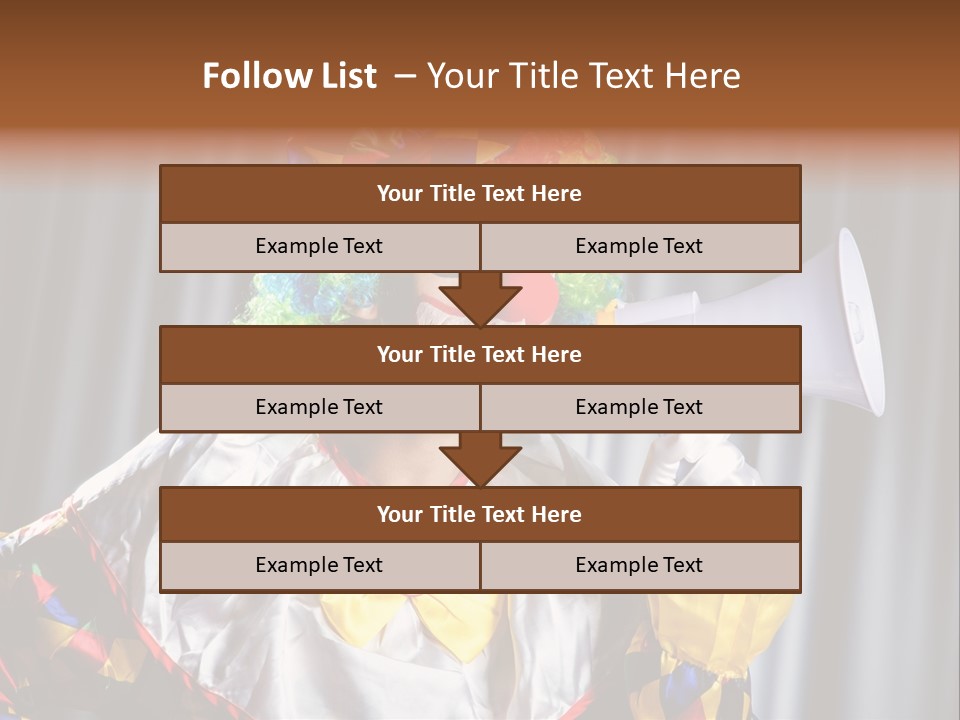 Occupation Expression Red PowerPoint Template