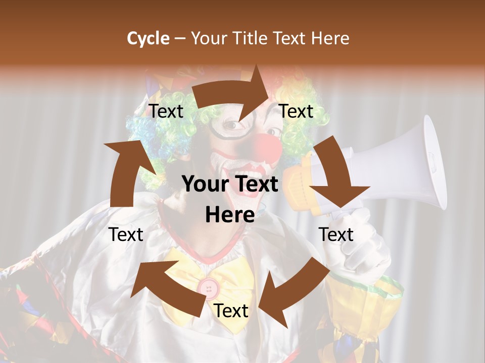 Occupation Expression Red PowerPoint Template
