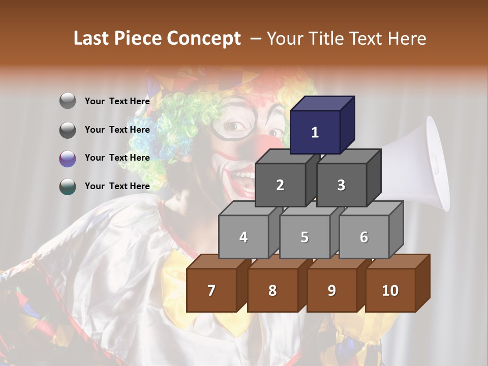 Occupation Expression Red PowerPoint Template