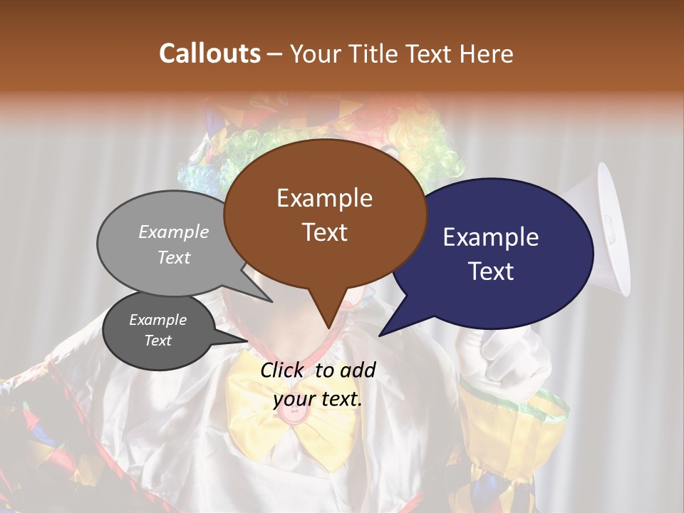 Occupation Expression Red PowerPoint Template