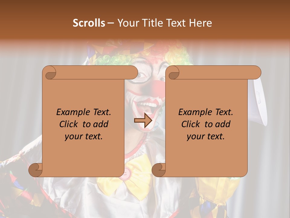Occupation Expression Red PowerPoint Template