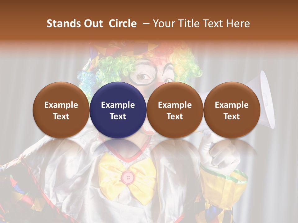 Occupation Expression Red PowerPoint Template