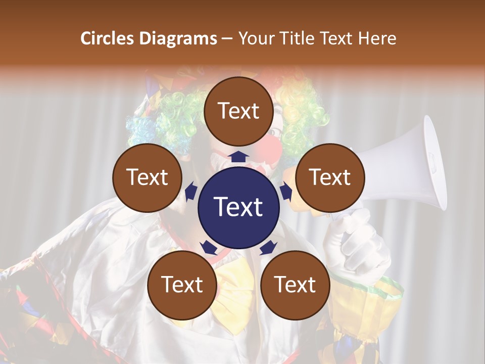 Occupation Expression Red PowerPoint Template