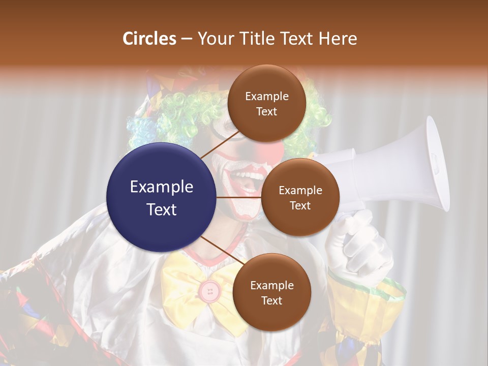 Occupation Expression Red PowerPoint Template