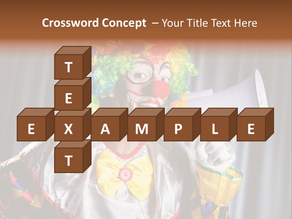 Occupation Expression Red PowerPoint Template