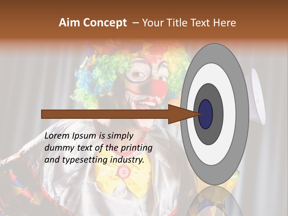 Occupation Expression Red PowerPoint Template