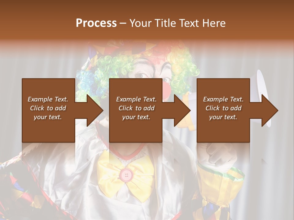 Occupation Expression Red PowerPoint Template