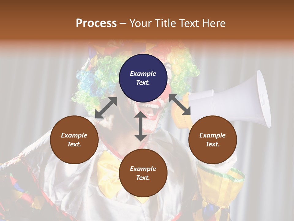 Occupation Expression Red PowerPoint Template