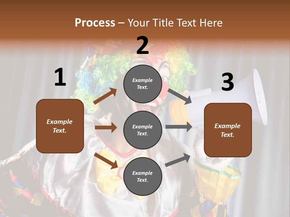Occupation Expression Red PowerPoint Template