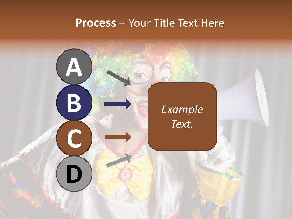 Occupation Expression Red PowerPoint Template