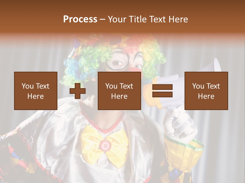 Occupation Expression Red PowerPoint Template