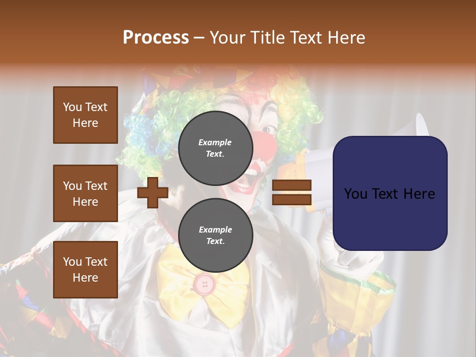 Occupation Expression Red PowerPoint Template