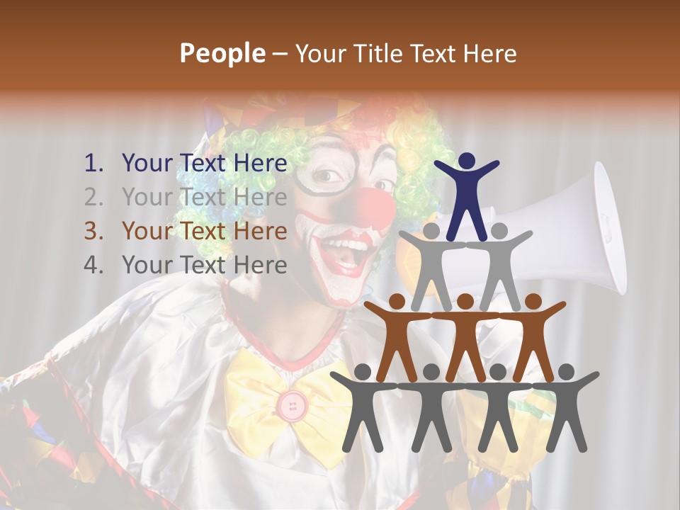 Occupation Expression Red PowerPoint Template