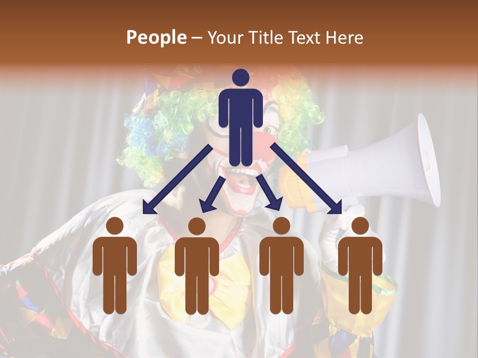 Occupation Expression Red PowerPoint Template