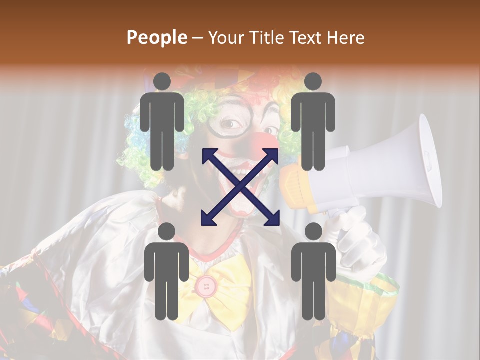 Occupation Expression Red PowerPoint Template