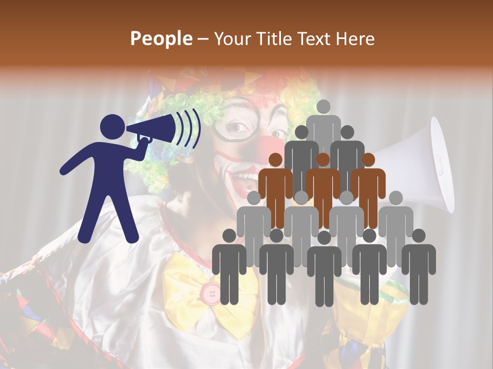 Occupation Expression Red PowerPoint Template