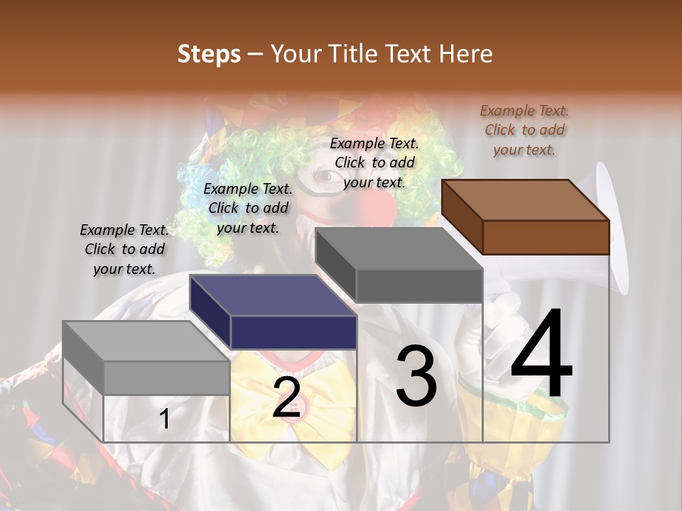 Occupation Expression Red PowerPoint Template