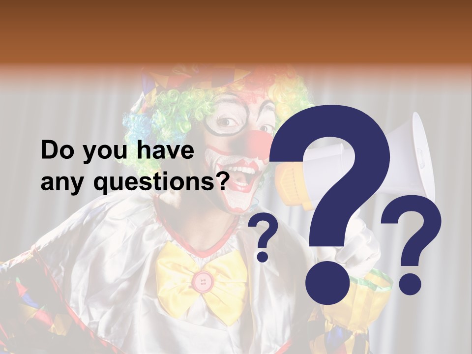 Occupation Expression Red PowerPoint Template