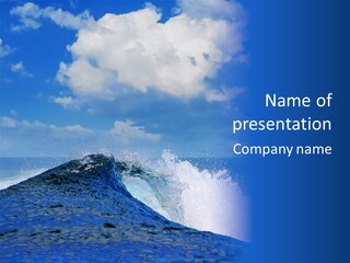 Adventure Water Paradise PowerPoint Template