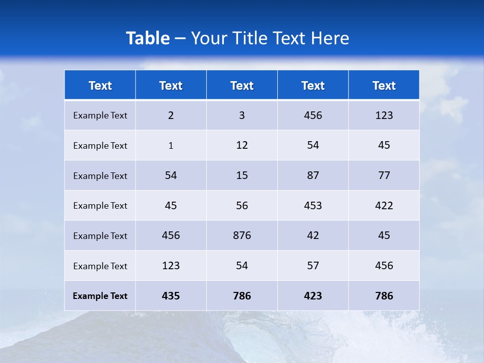 Adventure Water Paradise PowerPoint Template