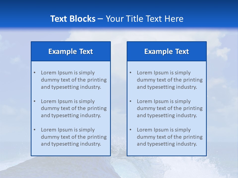 Adventure Water Paradise PowerPoint Template