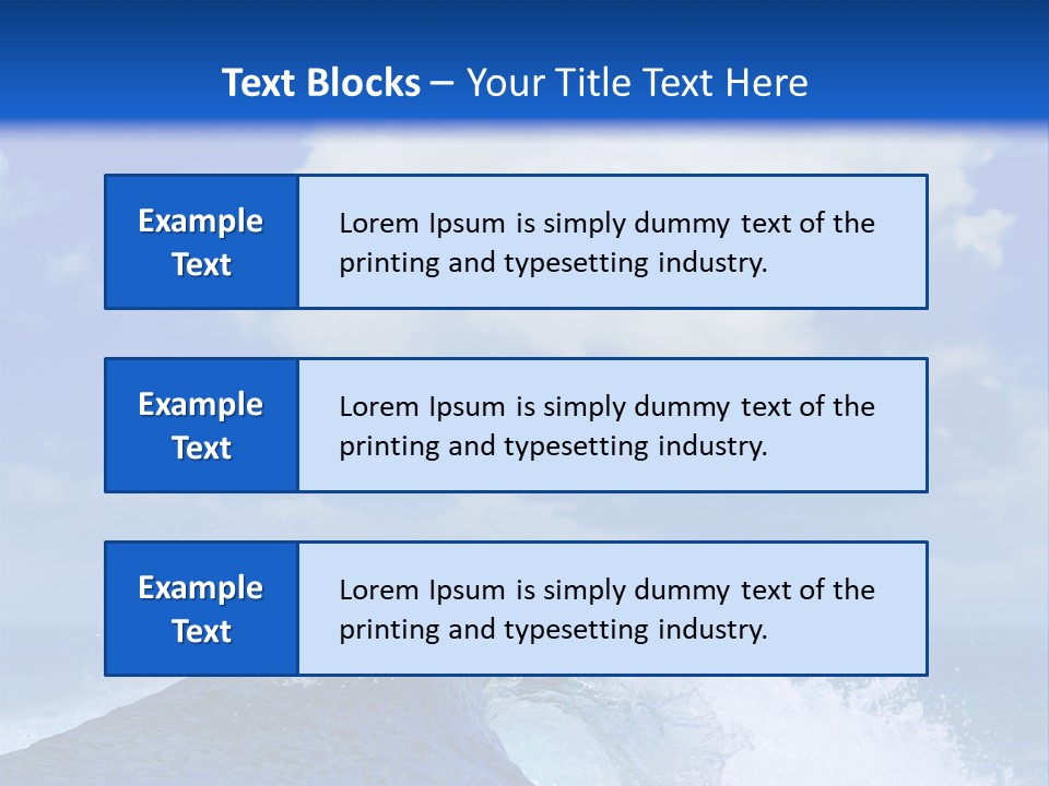 Adventure Water Paradise PowerPoint Template