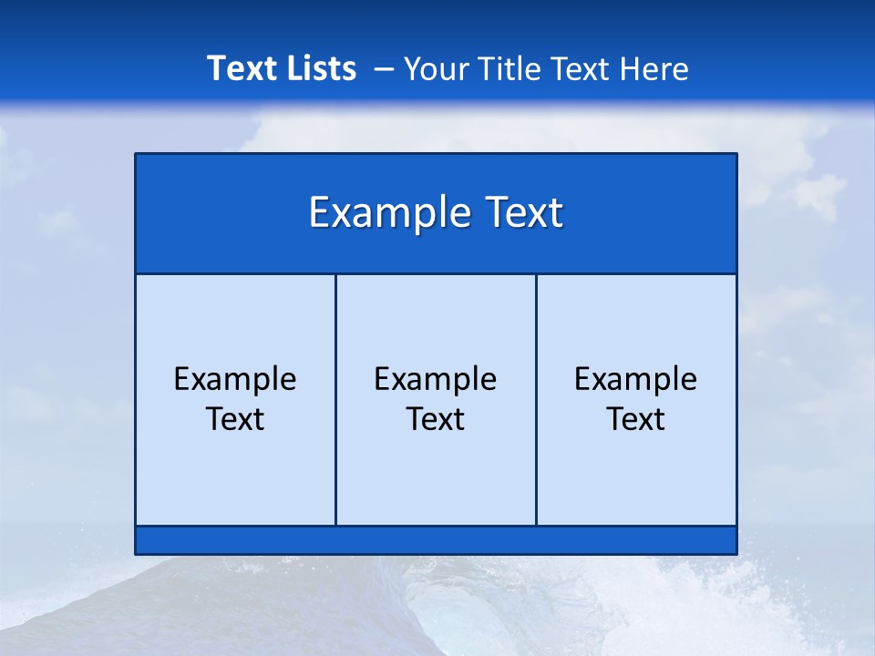 Adventure Water Paradise PowerPoint Template