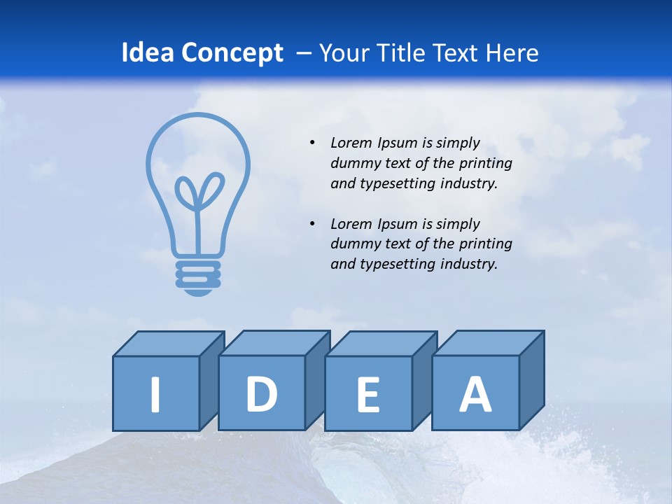 Adventure Water Paradise PowerPoint Template