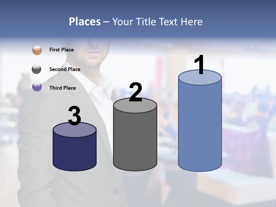 Suit  Stand PowerPoint Template