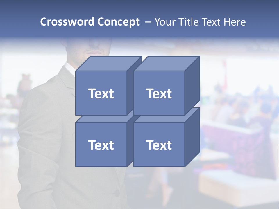 Suit  Stand PowerPoint Template