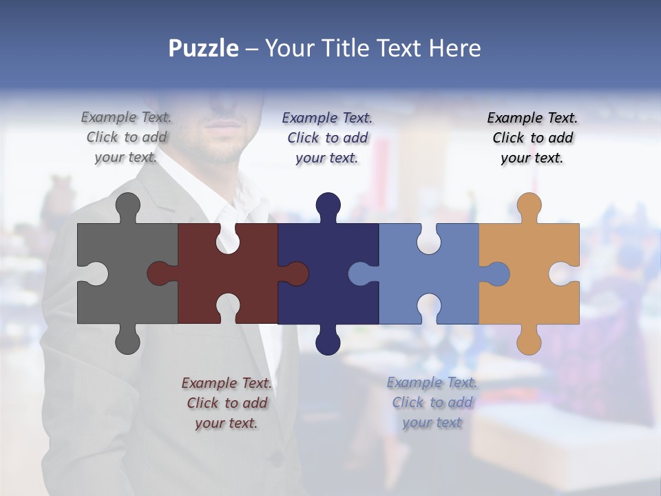 Suit  Stand PowerPoint Template