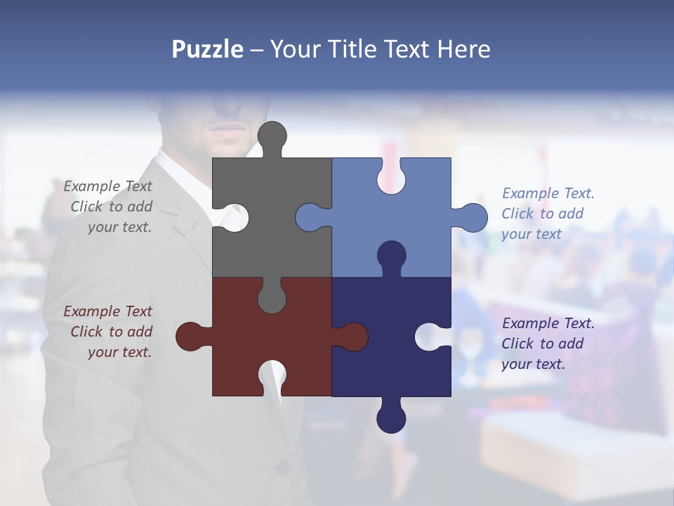 Suit  Stand PowerPoint Template