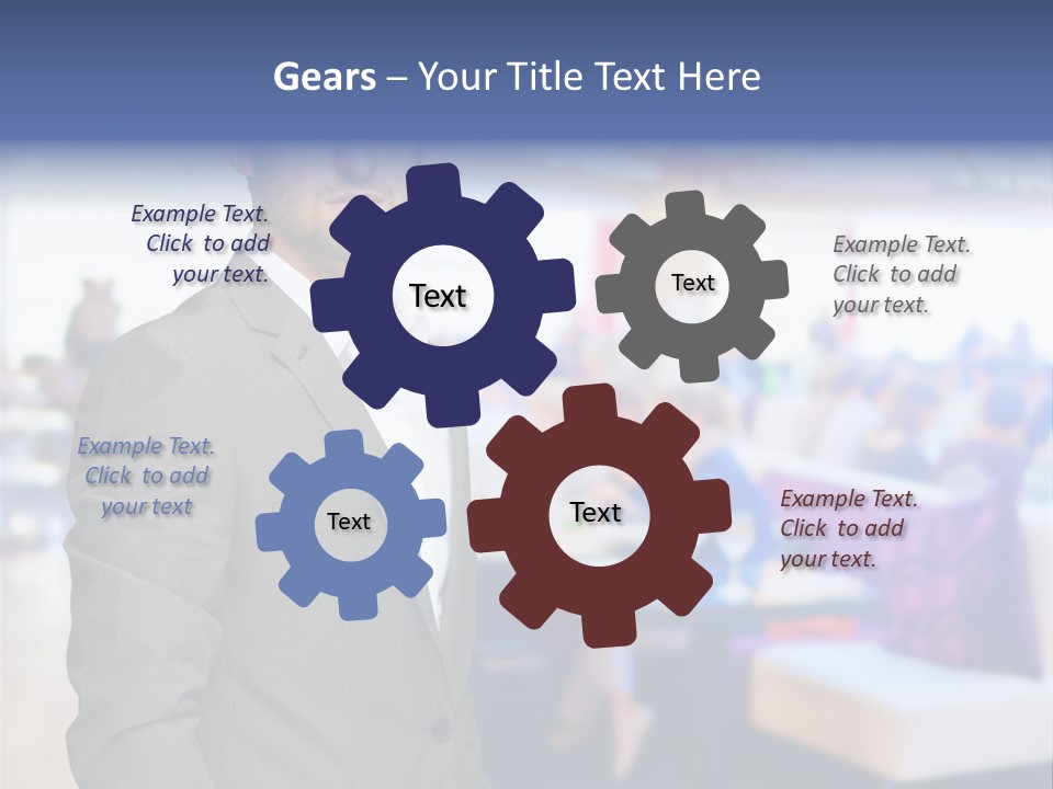 Suit  Stand PowerPoint Template