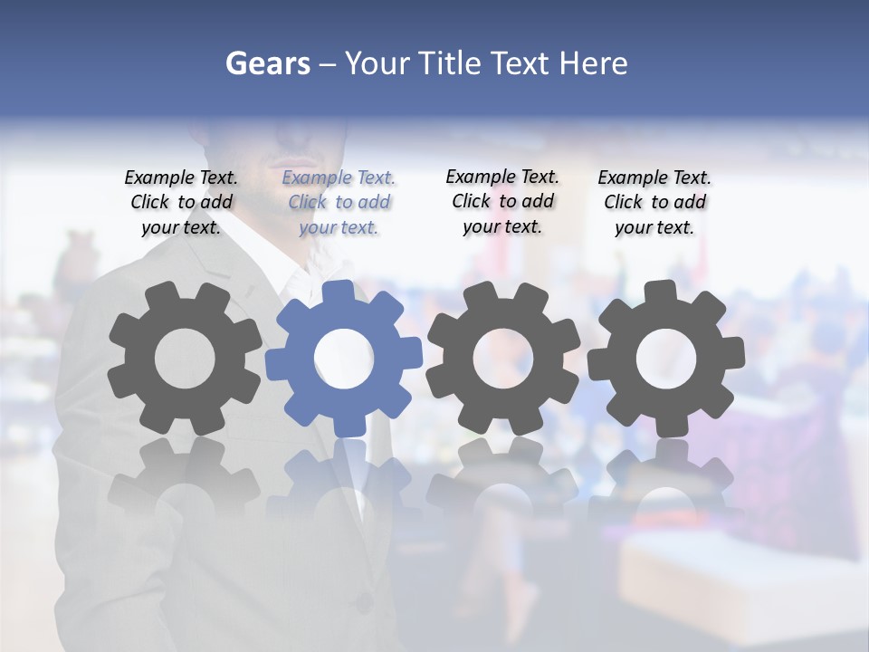 Suit  Stand PowerPoint Template